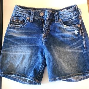 Silver Suki Mid Short W26/L4